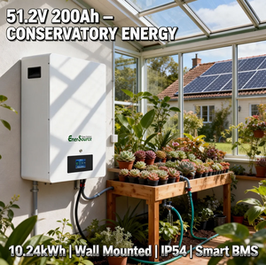 Baterai Lithium 51.2V 48V 200Ah 10kWh untuk Sistem Surya yang Dipasang di Dinding - Product Image 6