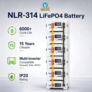 Batterie au lithium LFP basse pression NEVO SOLAR GLR-314 51,2 V 314 Ah, batteries au lithium-ion pour systèmes de stockage solaire domestiques - Product Image 2