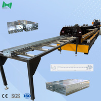 Máquina Automática para Fabricar Bandejas de Cables de Acero, Línea de Producción de Bandejas de Cables de Alta Precisión Controlada por PLC, Sistema de Alta Eficiencia