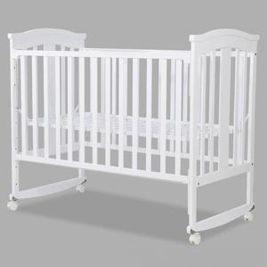 Multifunctional European Style Pine Baby <strong>Crib</strong> Cradle Bed Small Bed Sleeping Bed Movable Child Bed Splicing Large Bed - Product Image 4