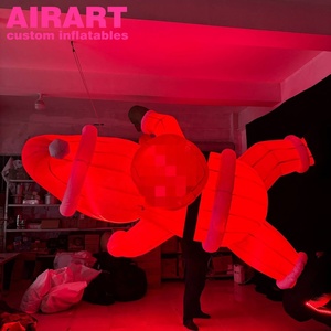 Cute Inflatable Santa Claus, <strong>Climbing</strong> Inflatable Santa Claus Mascot for Display - Product Image 6