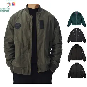 पुरुषों के लिए OEM उच्च गुणवत्ता फैशन फ्लाइट जैकेट मल्टीपल पॉकेट कार्गो कोट वर्कवियर जैकेट