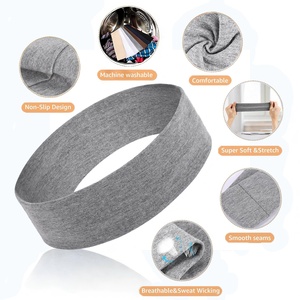 IFOND Factory Wholesale 6cm High Stretch Unisex Sports Headband with Custom Logo Running Sweat Wicking Hairband for Men Women - Product Image 3