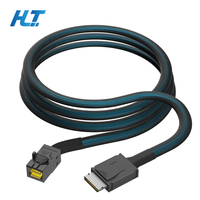 OCuLink SFF-8611 zu SFF-8643 Mini SAS HD Kabel, Server-Festplatten-Backplane-Verbindungskabel, Geflochtene Hülle Abgeschirmtes Kabel