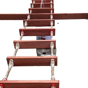 Fábrica produção emergência marinha resgate madeira passo corda escada - Product Image 1