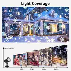 Outdoor Dynamic Stage Light <b>Remote</b> <b>Control</b> Starry Sky Laser Projection Waterproof Red Green Blue Light for Christmas Holidays - Product Image 4