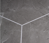 Panneau de douche en PVC 2400x1000x10mm pour salle de bain, aspect carrelage à emboîtement, revêtement mural pour zones humides, vente en gros directe usine