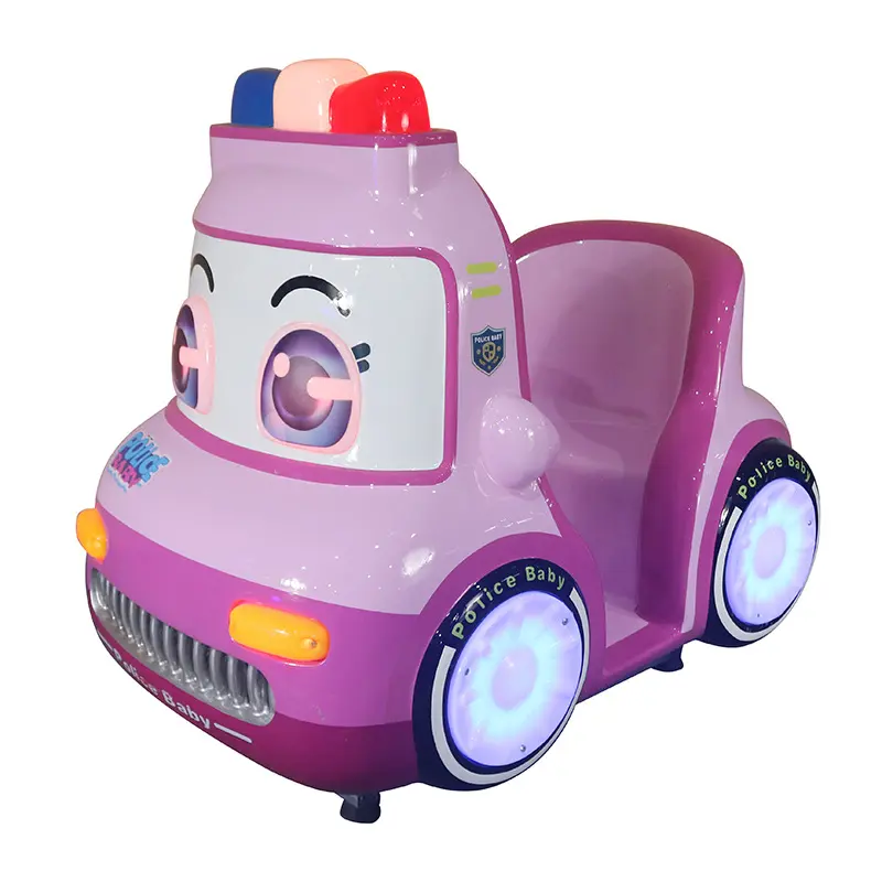 Hot Selling Pink Car Ride Muntbediende Fiber Glas Kiddie Ritten Video Car Race Game Machine Voor Pretpark