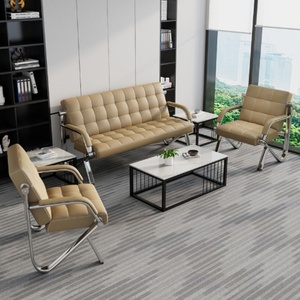 Sofá Moderno de Lujo, Diseño Superior, Sofá Negro de 3 Plazas para Oficina - Product Image 4