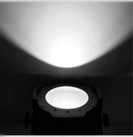 Lampu Par LED dapat RGBW, cahaya panggung 100W putih hangat, peralatan cahaya COB LED untuk Studio DJ Club Show