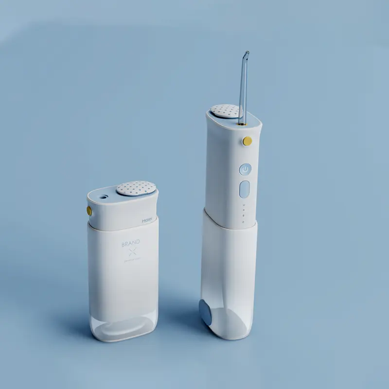 Mini irrigador oral de viagem doméstico portátil com 3 bicos, irrigador oral para limpeza dos dentes, com recarga USB