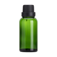 Vente en gros de flacons cosmétiques vides en verre vert de 10 ml et 30 ml, petits flacons compte-gouttes pour sérum de soin de la peau