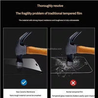 Incassable 100D haute qualité Anti empreintes digitales 2,5 D Flexible protecteur d'écran de téléphone Film en céramique pour Itel A06