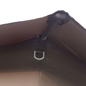 Gazebo de 13' x 13', Toldo Hexagonal con 6 Redes de Malla con Cierre, Carpa para Eventos con Estructura de Acero Resistente para Patio - Product Image 4
