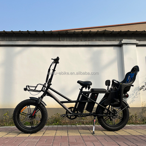 Consegna <span class=keywords><strong>bicicletta</strong></span> <span class=keywords><strong>elettrica</strong></span> con cestini anteriori e posteriori bici da carico <span class=keywords><strong>per</strong></span> pneumatici grassi da 20 pollici con doppia batteria - Product Image 6