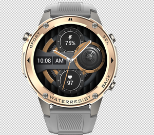 Reloj Inteligente Deportivo DF DM56 con Pantalla Redonda, GPS, Llamadas, Resistente al Agua, Brújula, para Hombre - Product Image 1