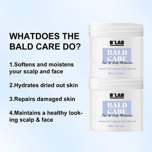 Nouveautés : Crème capillaire pour hommes pour le soin des têtes chauves, hydratant capillaire Everyady, soin du cuir chevelu, fini mat, sans gras, crème végane pour le soin des têtes chauves - Product Image 2