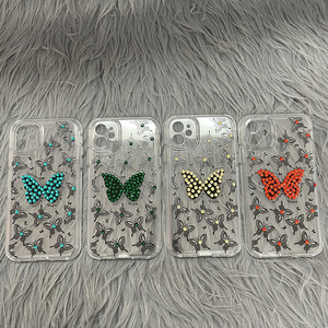 Custodia per Telefono 3 in 1 in PC e TPU, Impermeabile, Antiurto, con Funzione Portafoglio e Diamanti - Product Image 1