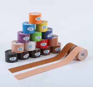卸売ベストセラーマッスルケアスポーツヘルスケア強力なアスレチックテープキネシオロジーテープスポーツアスレチック弾性テープ