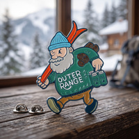 Épinglette en métal personnalisée avec logo graphique, badge en émail, alliage de zinc, épinglettes anime pour la promotion de la marque et les cadeaux de collection