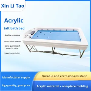 Bañera Rectangular Independiente de Acrílico para Spa, Masajes, Exfoliación, Baño de Sal, Sauna, Cuidado de la Salud, Exfoliación de Espalda, Resistente a la Corrosión - Product Image 2