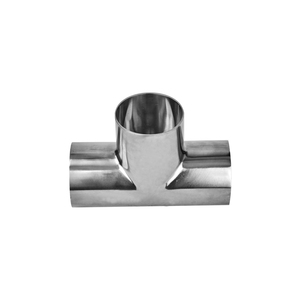 Thép không gỉ 3 cách TEE vệ sinh lắp ống Hàn đánh bóng bề mặt sơn áp lực cao công nghiệp hệ thống ống nước kết nối - Product Image 4