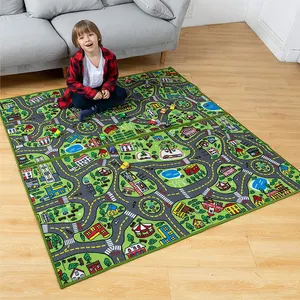 Les enfants jouent enfants tapis d'apprentissage enfant salle de jeux tapis Train tapis de suivi doux tapis de jeu sûr tapis tapis playmate pour chambre d'enfants