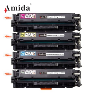 Vente en gros de toner CE410A CE411A CE412A CE413A Compatible pour cartouche de toner pour imprimante <span class=keywords><strong>HP</strong></span> - Product Image 1