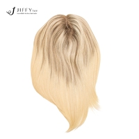 Topper capillaire en stock, qualité de luxe, 100% cheveux humains, perruques réutilisables, topper capillaire à dentelle complète en stock, ligne de cheveux Halo en stock