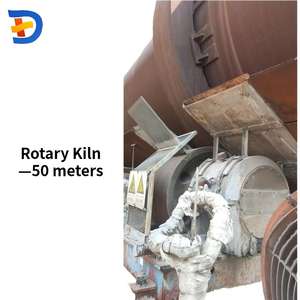 תנור סיבובי לקליית חימר לייצור צמנט/סיד/פחם פעיל, חוסך אנרגיה, רב-מתח (380/220/400 וולט) - Product Image 1