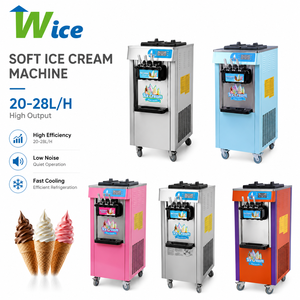 Machine à glaces et sorbets De Helados Gelato a Glace Soft Double Compresseur MQL20N Haute Capacité – Produit jusqu'à 25-28 litres par heure pour les professionnels - Product Image 6