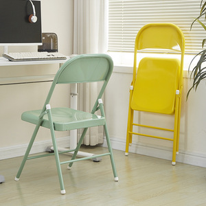 Wholesale and Cheap Modern Design Metal <strong>Folding</strong> <strong>Chairs</strong> Color Portable School and Outdoor Garden <strong>Chairs</strong>. - Product Image 2