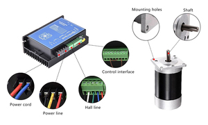 Réducteur harmonique personnalisé avec <span class=keywords><strong>moteur</strong></span> BLDC 6 volts 12 volts 24 volts 36 volts 30 watts 60 watts 100 watts 150 watts <span class=keywords><strong>Moteur</strong></span> BLDC perpétuel - Product Image 4
