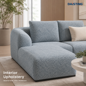 Tela de vinilo de PVC con textura tejida, imitación cuero Rexine, para tapicería de sofás, sillas, cabeceros y paneles de pared, <span class=keywords><strong>rollo</strong></span> de cuero al por mayor DS-60 - Product Image 2