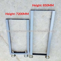 Support de machine de découpe à rouleaux avec rail de positionnement double, support d'alimentation, affichage numérique, support de scie à table rotative adapté