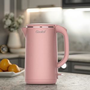 Ấm đun nước điện bằng thép không gỉ màu hồng, bán buôn giá rẻ, ấm đun nước điện nhanh, ấm đun nước nấu nước - Product Image 4