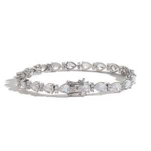 European and American Men and Women Water Drop Zircon <b>Bracelet</b> Ins Water Drop Round Zircon Mix and <b>Match</b> Jewelry New Models - Product Image 4