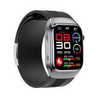 Reloj Inteligente S100 con Monitor de Presión Arterial, ECG y SpO2, Pantalla AMOLED de 2.06 Pulgadas, Llamadas por Bluetooth, Más de 10 Modos Deportivos, Resistente al Agua, Monitor de Actividad Física