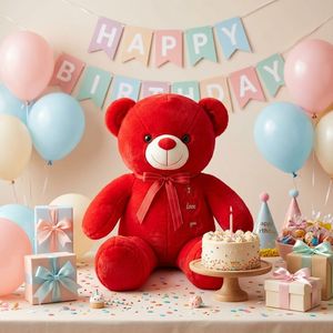 Orsacchiotto <span class=keywords><strong>Gigante</strong></span> Rosso Personalizzato con Cuore 'Ti Amo' |   <span class=keywords><strong>Peluche</strong></span> <span class=keywords><strong>Gigante</strong></span> all'Ingrosso per San Valentino e Compleanno - Product Image 2