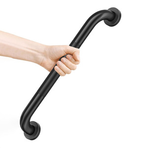 Barres d'appui de salle de bain en acier inoxydable, barre de sécurité antidérapante de 18 pouces pour personnes âgées, support de douche et de toilettes - Product Image 2