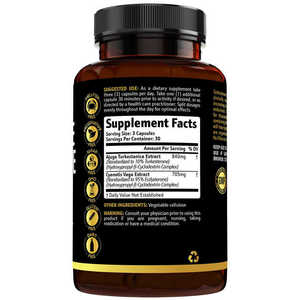 Turkesteron Ecdysteron 1000Mg <span class=keywords><strong>Capsules</strong></span> 95% <span class=keywords><strong>Beta</strong></span> Ecdysteron Poeder Extract Energiesupplement Dranken - Product Image 3