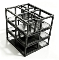 Service de fabrication sur mesure de tôlerie OEM, cadre d'enceinte pour équipement d'automatisation fabriqué selon vos plans, MOQ 1 ensemble