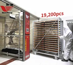 YFDF-192SL 2024 novo modelo industrial incubadora incubadora incubadora incubadora incubadora incubadora incubadora de ovos de galinha, pato, codorna, incubadora de grande capacidade