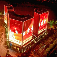 Écran de visualisation extérieur haute définition P150 RGB LED DC12V 150MM pour centres commerciaux magasins de détail et ascenseurs