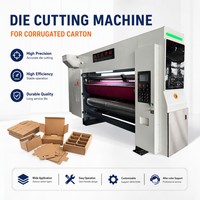 Machine de découpe rotative de haute précision pour la perforation et le pliage de boîtes en carton, alimentation et livraison automatiques