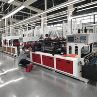 Machine de fabrication de sacs à colonnes d'air en film bulle pour sacs de courses en plastique, haute productivité