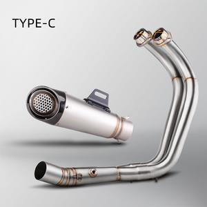 Per Yamaha MT-07 FZ-07 tubo di scarico anteriore del motociclo marmitta modificato fuga <span class=keywords><strong>Moto</strong></span> Racing YZF MT07 FZ07 tracciante - Product Image 3