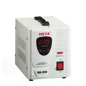 2KVA Single-Phase Voltage Regulator 220V For Home Computer Refrigeration AC Voltage Stabilizer Current Type