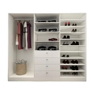 MDF Garderobe Designs Schrank Moderne Garderobe Einbaus chrank Design