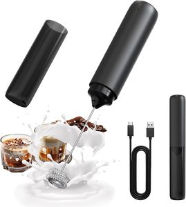Espumador de leche espumoso de mano, el mejor mezclador de mano, Mini Espumador de leche, varita con batería para café, café con leche, capuchino - Product Image 1